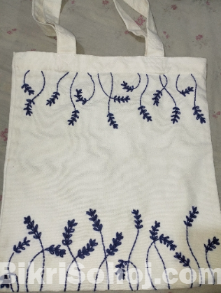 Hand-embroidered bag